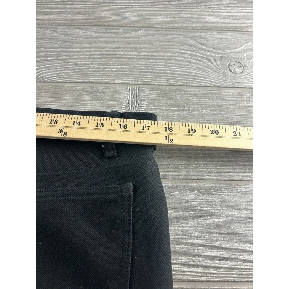 Vintage Levis Black Dress Pants Mens 36x32 Straight Boot Leg Slacks 90s USA